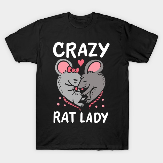 Rat Rat Lady T-Shirt by KAWAIITEE